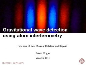 Gravitational wave detection using atom interferometry Frontiers of