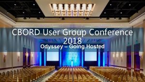 CBORD User Group Conference 2018 Odyssey Going Hosted