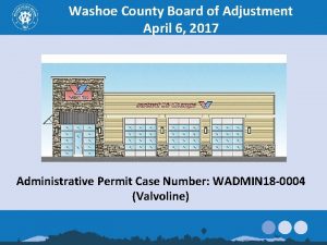 Washoe County Board of Adjustment April 6 2017