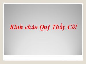 Knh cho Qu Thy C KIM NH CHT