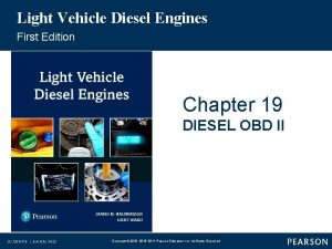 Light Vehicle Diesel Engines First Edition Chapter 19