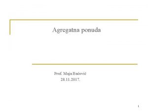 Agregatna ponuda Prof Maja Baovi 28 11 2017