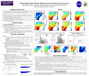 Downscaling Global Climate Model Forecasts by Using Neural