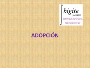 ADOPCIN INTRODUCCIN EN EL CAMPO DEL DERECHO EL