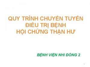 QUY TRNH CHUYN TUYN IU TR BNH HI