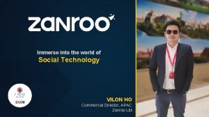 Immerse into the world of Social Technology VILON