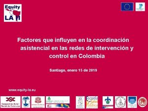 Factores que influyen en la coordinacin asistencial en