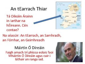 An t Earrach Thiar T Oilein rainn in