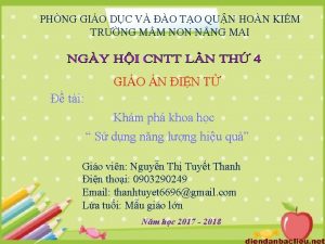 PHNG GIO DC V O TO QUN HON
