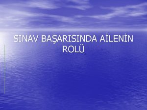 SINAV BAARISINDA ALENN ROL KAYGILISINIZ nk anne babassnz