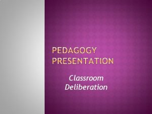 Classroom Deliberation WHAT IS DISCIPLINARY LITERACY Disciplinary literacy