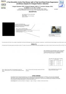 A Fast Monolithic Active Pixel Sensor with in