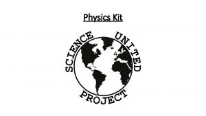 Physics Kit Physic Kit 1 Car and Ramp