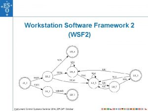 Workstation Software Framework 2 WSF 2 Instrument Control