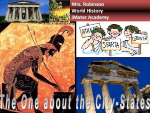 Mrs Robinson World History i Mater Academy could