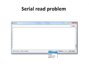 Serial read problem Digitlis homokra Digitlis homokra https