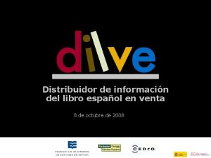 Distribuidor de informacin del libro espaol en venta