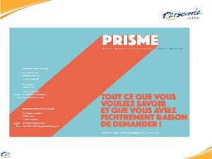 PRISME Palette Ressource pour lInclusion Medico Social E