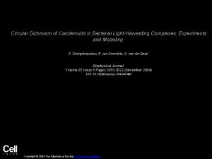 Circular Dichroism of Carotenoids in Bacterial LightHarvesting Complexes