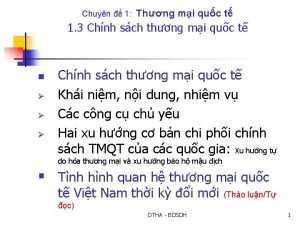 Chuyn 1 Thng mi quc t 1 3