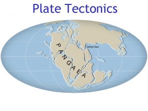 Plate Tectonics Alfred Wegener Published The Origin of