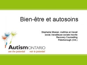 Bientre et autosoins Stephanie Moeser matrise en travail