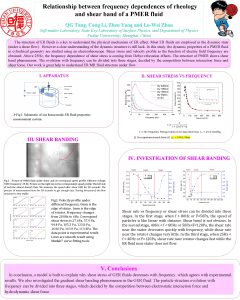 Relationship between frequency dependences of rheology and shear