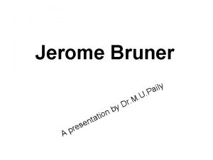 Jerome Bruner y b n o i t
