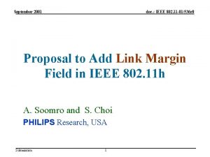 September 2001 doc IEEE 802 11 01536 r