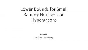 Lower Bounds for Small Ramsey Numbers on Hypergraphs