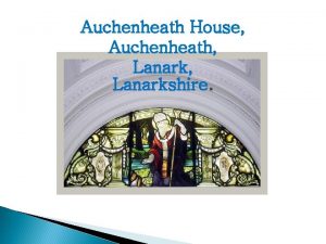 Auchenheath House Auchenheath Lanarkshire Brick Marks A R