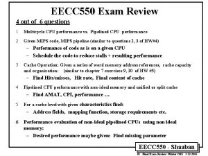 EECC 550 Exam Review 4 out of 6