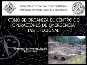 UNIVERSIDAD DE SAN CARLOS DE GUATEMALA CENTRO DE