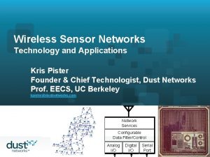 Wireless Sensor Networks Technology and Applications Kris Pister