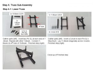 Step A Truss SubAssembly Step A1 Lower Truss Step A Truss SubAssembly Step A1 Lower Truss