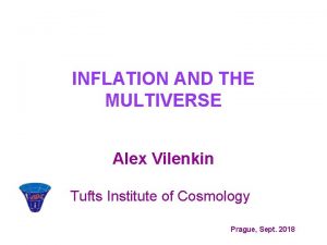 INFLATION AND THE MULTIVERSE Alex Vilenkin Tufts Institute