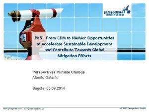 Po 5 From CDM to NAMAs Opportunities to