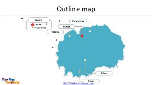 Outline map Legend Kumanovo Capital Major cities Skopje