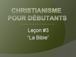 Leon 3 La Bible Bible Biblia Livres 39
