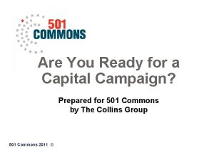 Are You Ready for a Capital Campaign Prepared