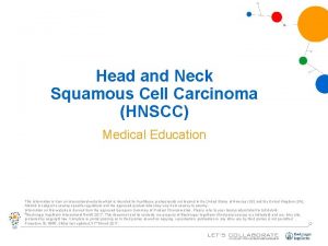 Head and Neck Squamous Cell Carcinoma HNSCC Medical