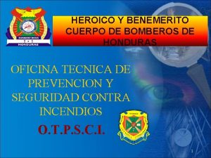 HEROICO Y BENEMERITO CUERPO DE BOMBEROS DE HONDURAS