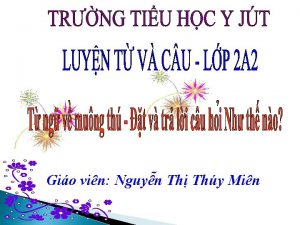 Gio vin Nguyn Th Thy Min Luyn t