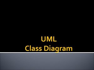 UML Class Diagram Class Diagram 1 menggambarkan struktur
