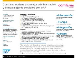 Comfama obtiene una mejor administracin y brinda mejores