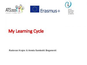 My Learning Cycle Radovan Krajnc Amela Samboli Beganovi