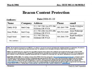 March 2006 doc IEEE 802 11 060038 r