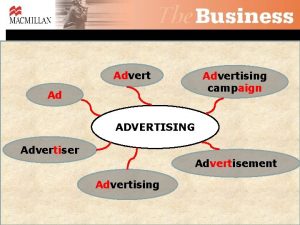 Advertising campaign Ad ADVERTISING Advertiser Advertisement Advertising Collocations