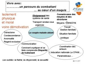 Vivre avec un parcours du combattant au cur