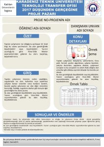 Katlan niversitenin logosu KARADENZ TEKNK NVERSTES TEKNOLOJ TRANSFER